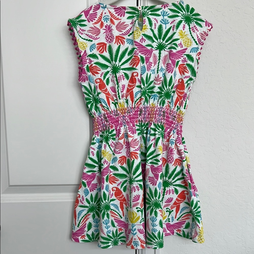 Mini Boden Multicolor Tropical Print Dress - Picture 3 of 6